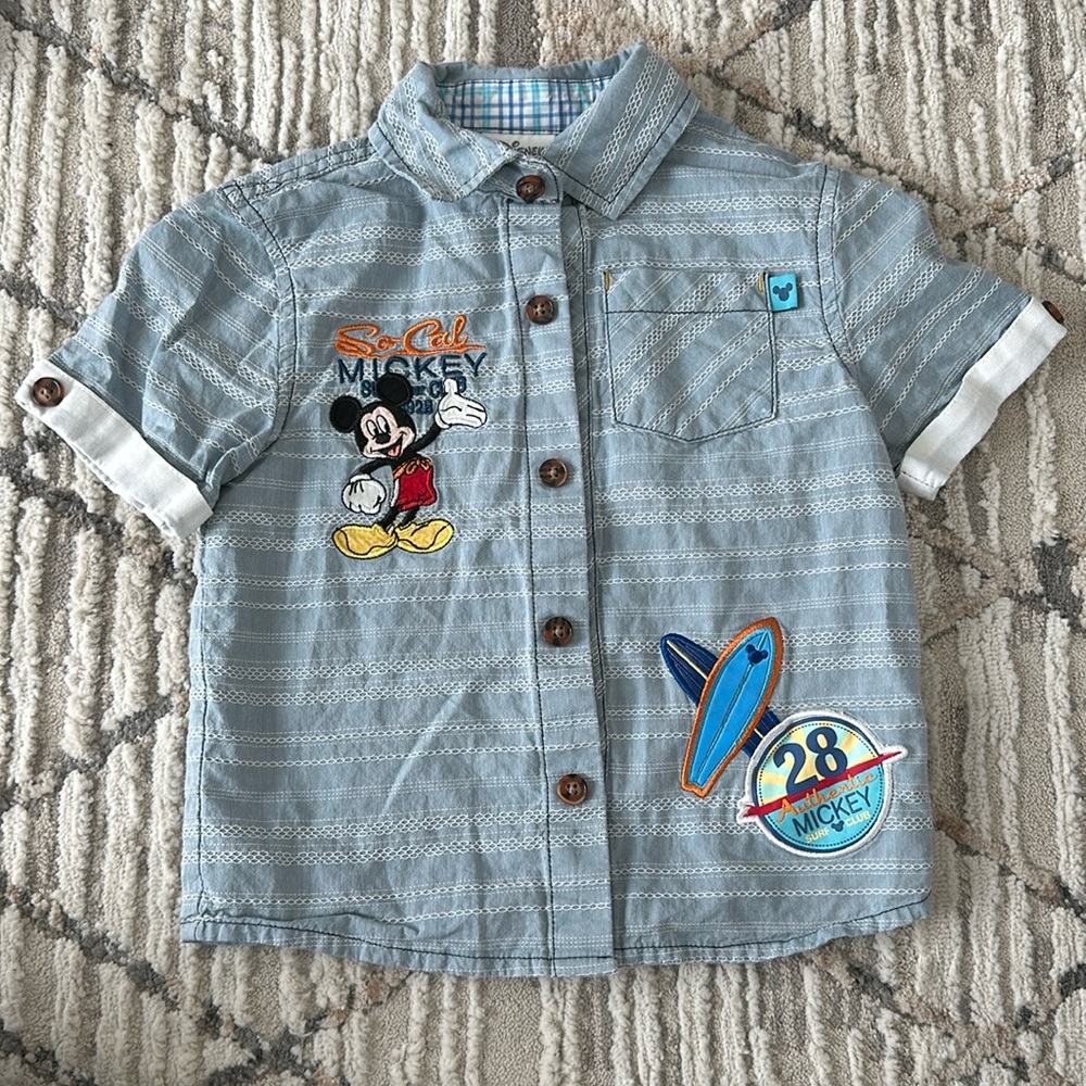 Disney Mickey button down shirt